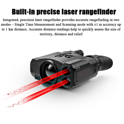 Su geçirmez IPX7 Termal Görüntüleme Dürbün Accolade 2 LRF Dürbün Lazer Telemetre